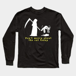 death bird cat Long Sleeve T-Shirt